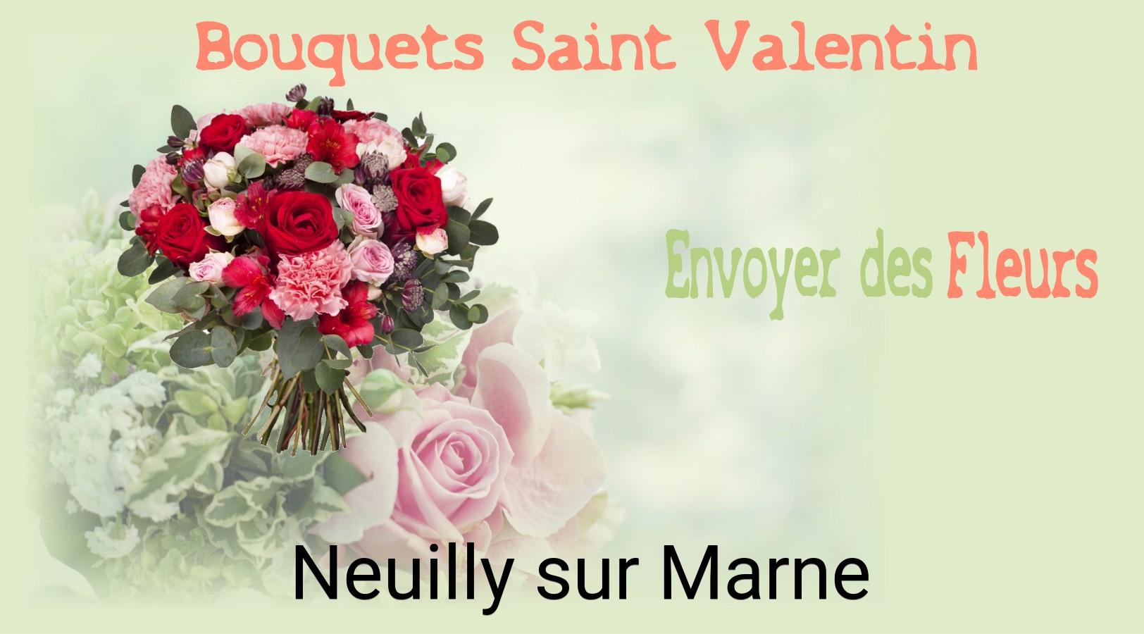 Roses de Saint-Valentin livrées à Neuilly-sur-Marne